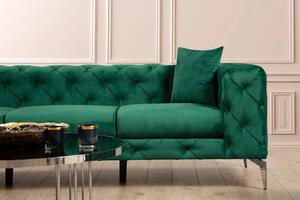 Design kanapé Rococo 197 cm zöld