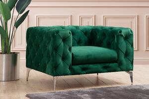 Design fotel Rococo zöld