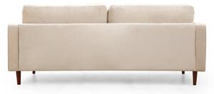 Design 3 személyes kanapé Jarmaine 215 cm bézs