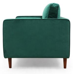 Design 3 személyes kanapé Jarmaine 215 cm zöld
