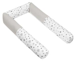 Bellatex Gyermekágyi palást henger Stars szürke,240 cm