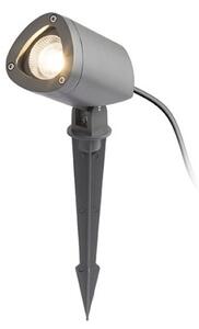 COSMO leszúrható spot lámpa antracitszürke 230V LED 10W 24° IP65 3000K