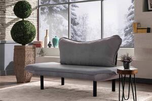Design összecsukható kanapé Wenda 140 cm szürke - Raktáron