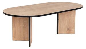 Dohányzóasztal Sable Sapphire Oak Fekete