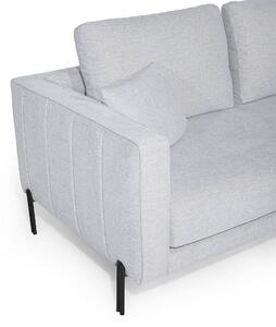 Design 3 személyes kanapé Zenovia 225 cm szürke
