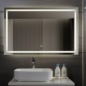 AQUAMARIN Fürdőszobatükör LED 110 x 70 cm 42 W