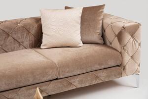 Design 4 személyes kanapé Rococo 344 cm krém