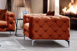 Design fotel Rococo narancssárga - raktáron