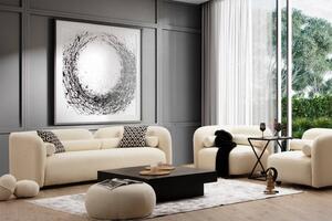 Design 3 személyes kanapé Zahira 228 cm krém