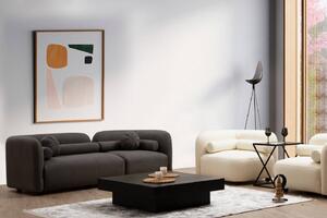 Design 3 személyes kanapé Zahira 228 cm sötétszürke