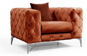 Design fotel Rococo narancssárga - raktáron