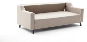 Design 3 személyes Hanaye kanapé 230 cm krém