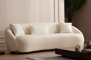 Design 3 személyes kanapé Xanthus 230 cm krém