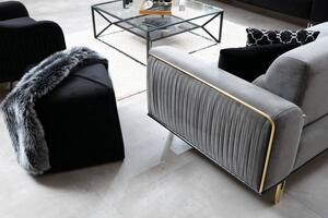 Design 3 személyes kanapé Darlita 234 cm szürke