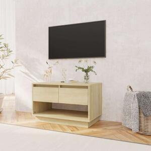 Sonoma-tölgyszínű forgácslap tv-szekrény 70 x 41 x 44 cm