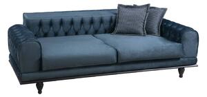 Design ágyazható kanapé Rococo 220 cm kék