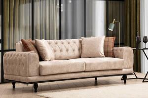 Design ágyazható kanapé Rococo 220 cm bézs