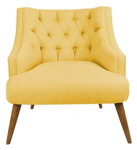 Design fotel Laraine sárga