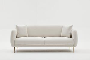 Design 3 személyes kanapé Ophira 210 cm krém