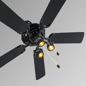 Mennyezeti ventilátor fekete - Mistral 42