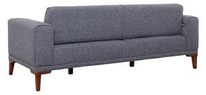 Design 3 személyes kanapé Malisha 223 cm sötétszürke