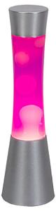 Rábalux Minka dekor lámpa, ezüst-rózsaszín, 1xGY6.35 foglalattal
