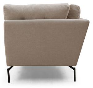Design 3 személyes kanapé Basiano 214 cm krémszínű