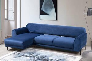 Design összecsukható kanapé Haylia 287 cm kék - bal