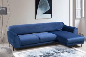 Design összecsukható kanapé Haylia 287 cm kék - jobb