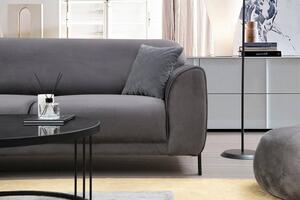 Design összecsukható kanapé Haylia 287 cm antracit - bal