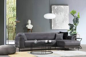 Design összecsukható kanapé Haylia 287 cm antracit - jobb