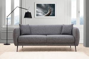Design 3 személyes kanapé Eilika 214 cm szürke