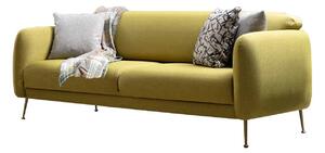 Design összecsukható kanapé Eilika 214 cm sárga