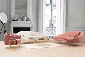 Design 3 személyes kanapé Zeena 255 cm rózsaszín - jobb