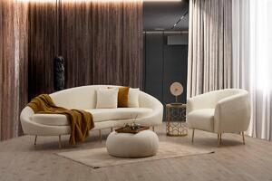 Design 3 személyes kanapé Zeena 255 cm krém