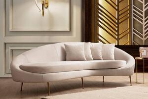 Design 3 személyes kanapé Zeena 255 cm bézs - jobb