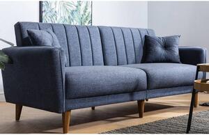 Design összecsukható kanapé Zayda 210 cm sötétkék