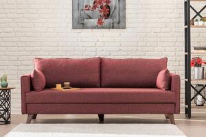Design összecsukható kanapé Marisela 208 cm bordó
