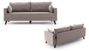 Design összecsukható kanapé Marisela 208 cm krém