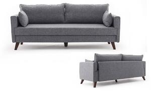 Design összecsukható kanapé Marisela 208 cm szürke
