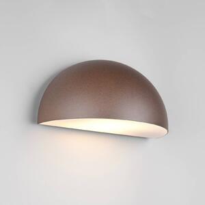 Trio Lighting Kültéri fali lámpa Maas, rozsdabarna, alumínium öntvény, E27, dimmelhető, Barna / rozsda, Alumínium, Skandináv