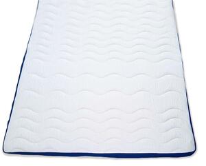 Ortho-Sleepy fedőmatrac kék-fehér színű Tencel huzatban / 160x200 cm