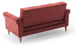 Design összecsukható kanapé Bahula 160 cm piros