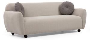 Design 3 személyes kanapé Jamiya 223 cm krém