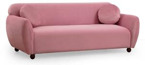 Design 3 személyes kanapé Jamiya 223 cm régi rózsaszín