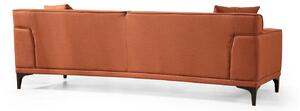 Design 3 személyes kanapé Dellyn 212 cm narancssárga