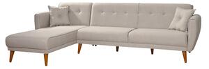 Design összecsukható kanapé Gianetta 277 cm krém