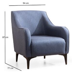 Design fotel Beasley kék
