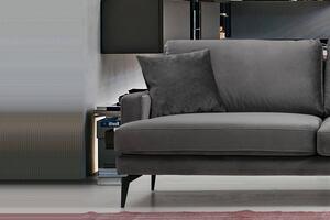 Design 3 személyes kanapé Fenicia 205 cm szürke