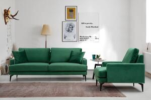 Design 3 személyes kanapé Fenicia 205 cm zöld